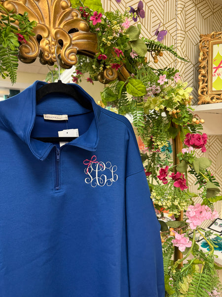 Cutie Quarter Zip, Blue