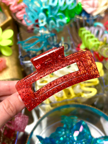 Red Sparkling, Hair Clip