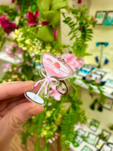 Strawberry Martini, Keychain