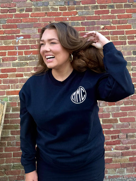 Custom Monogram Ghosty Crewneck