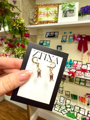 Little Gems, Earrings Pink