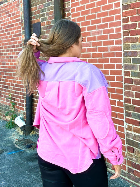 Polly Pocket Shacket, Pink