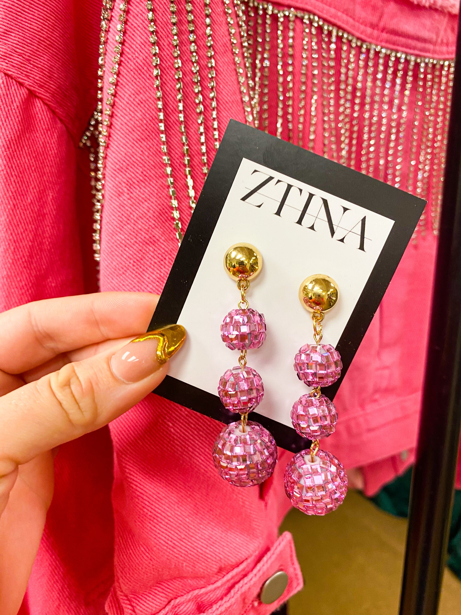 Party Time, Earrings Pink