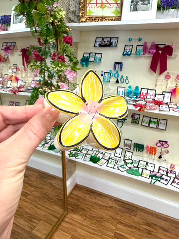 Drawing Flowers, Clip Yellow