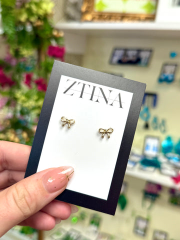 Tiny Bows, Earrings