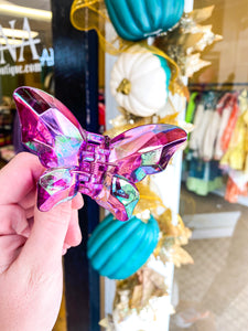Butterfly Clip, Crystal Purple