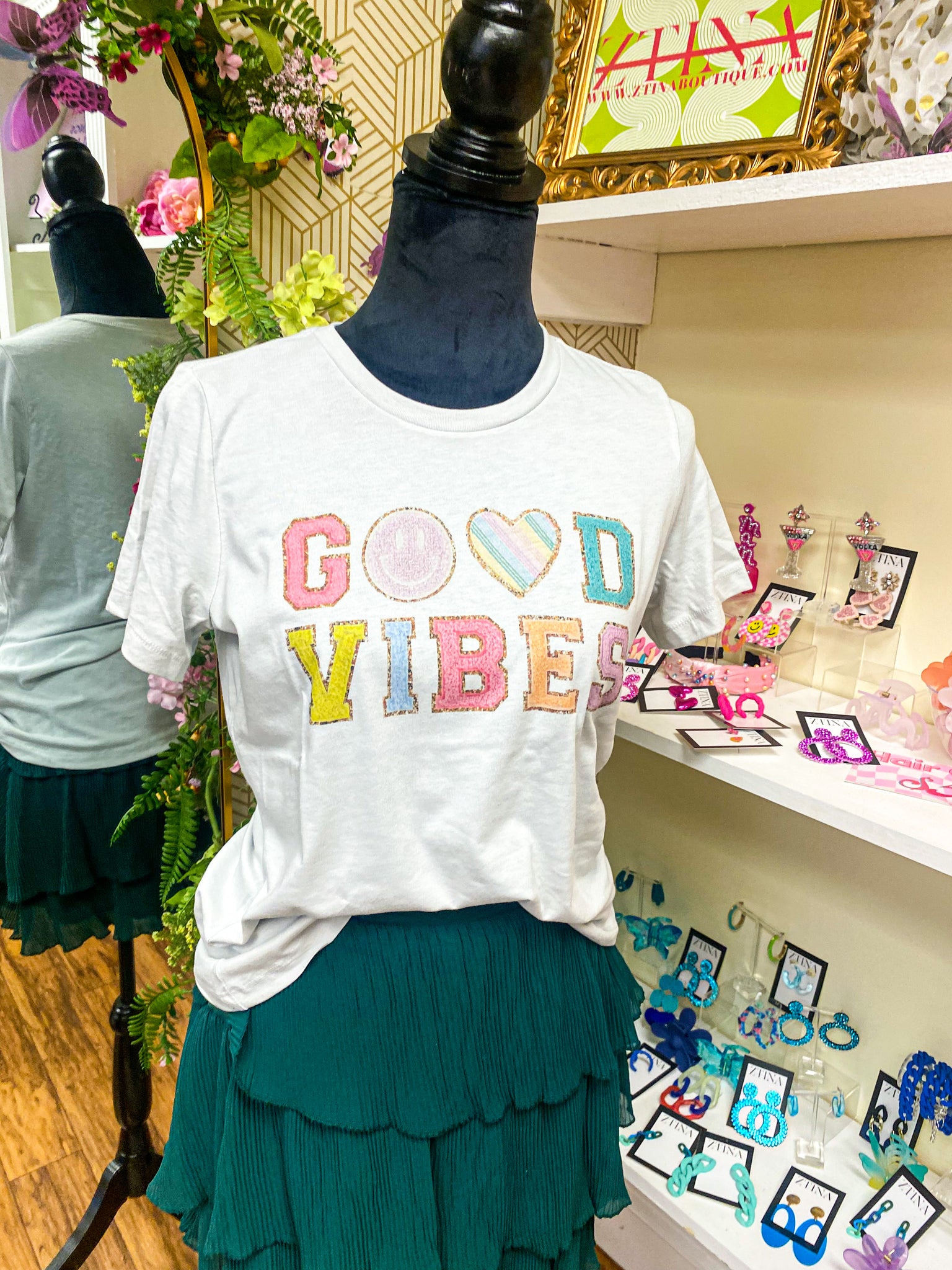 Good Vibes Tee (Printed not Patches)